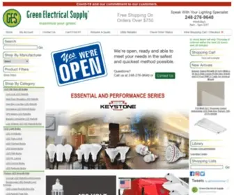 Greenelectricalsupply.com(Green Electrical Supply) Screenshot