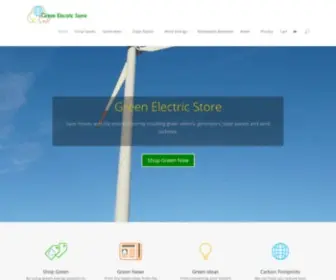 GreenelectricStore.com(Green Electric Store) Screenshot