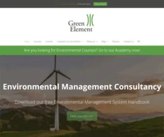 Greenelement.co.uk(Environmental Management Consultancy) Screenshot