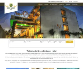 Greenembassy.in(Accommodation near Jog falls) Screenshot