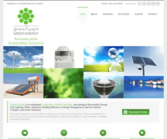 Greenenergy.com.kw(Provides solutions related to Environmentally friendly and Green Buildings) Screenshot