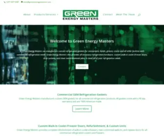 Greenenergymasters.com(Commercial Refrigeration Gaskets) Screenshot