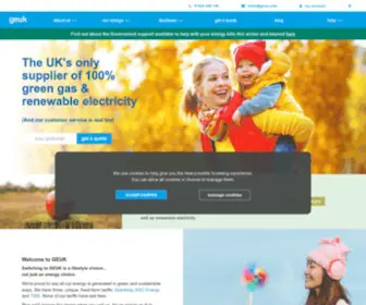 Greenenergyuk.com(An electricity supplier that doesn’t act like one) Screenshot