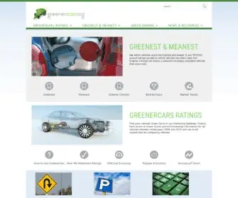 Greenercars.com(Greener Cars) Screenshot