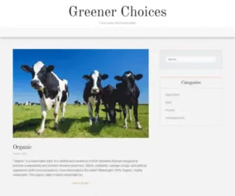 Greenerchoices.org(Greener Choices) Screenshot
