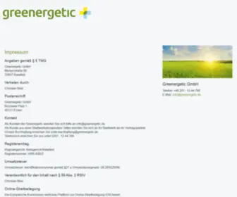 Greenergetic.de(EDL Portal) Screenshot