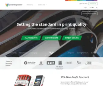 Greenerprinter.com(100% Eco) Screenshot