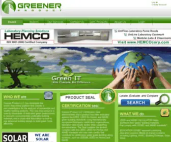 Greenerproduct.com(Greener Product) Screenshot