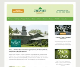 Greenerycaterers.com(The Greenery Caterers) Screenshot