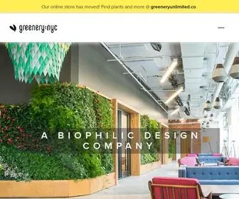 Greenerynyc.com(A Biophilic Design Company) Screenshot