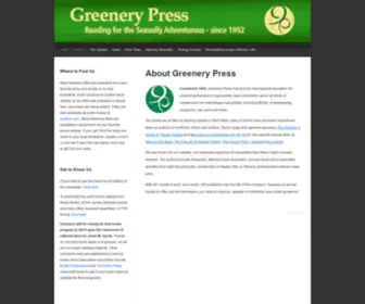 Greenerypress.com(About Greenery Press) Screenshot