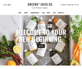 Greenestreetjuice.com(Organic Juice Cleanse Delivery Online) Screenshot