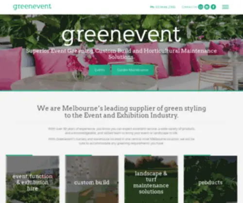 Greenevent.com.au(We are Melbourne) Screenshot