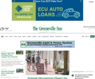 Greenevillesun.com(Your hometown source for news) Screenshot
