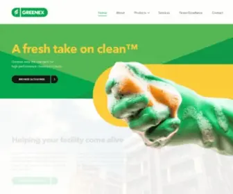 Greenexclean.com(A fresh take on clean) Screenshot