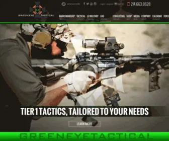 Greeneyetactical.com(Tactical Training for Civilian) Screenshot