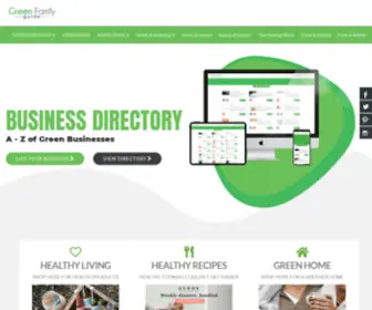 Greenfamilyguide.com(Eco-friendly living) Screenshot