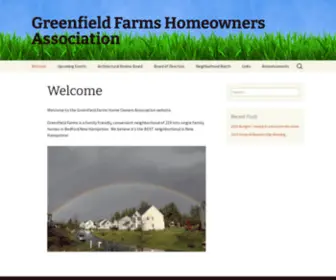 Greenfieldfarmsnh.com(Greenfield Farms Homeowners Association) Screenshot