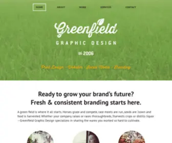 GreenfieldgraphiCDesign.com(Greenfield Graphic Design) Screenshot