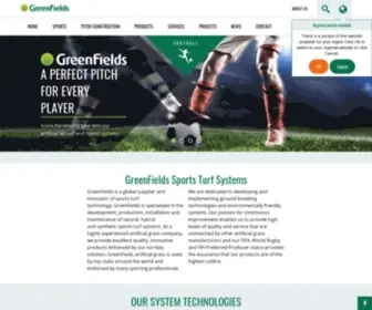 Greenfields.eu(Artificial turf) Screenshot