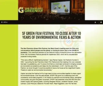 Greenfilmfest.org(San Francisco Green Film Festival) Screenshot