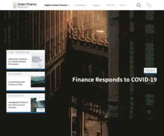 Greenfinanceplatform.org(Green Finance Platform) Screenshot