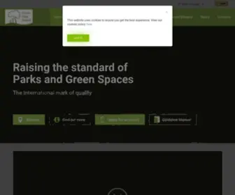 Greenflagaward.org(The green flag award) Screenshot