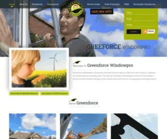 Greenforcewindowpro.com(Window cleaning and washing San Francisco CA) Screenshot