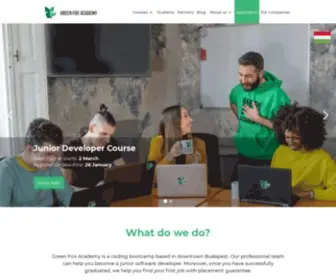 Greenfoxacademy.com(Green Fox Academy) Screenshot