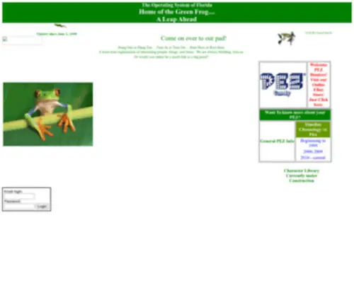 Greenfrog.org(The Operating System) Screenshot