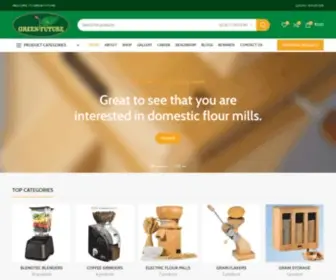 Greenfuturemill.com(Manual Flour Mill) Screenshot