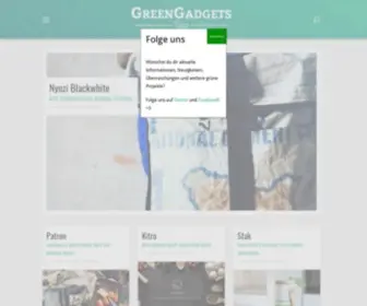 Greengadgets.de(Grüne) Screenshot