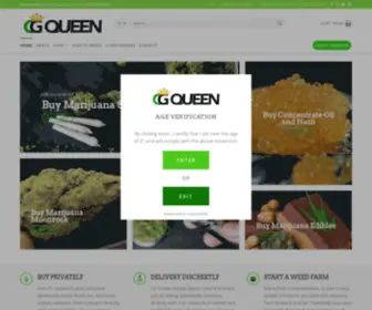 Greenganjaqueen.com(WE SATISFY OUR CLIENTS WITH THE BEST) Screenshot