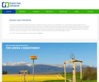 Greengasinitiative.eu(Green Gas Initiative) Screenshot