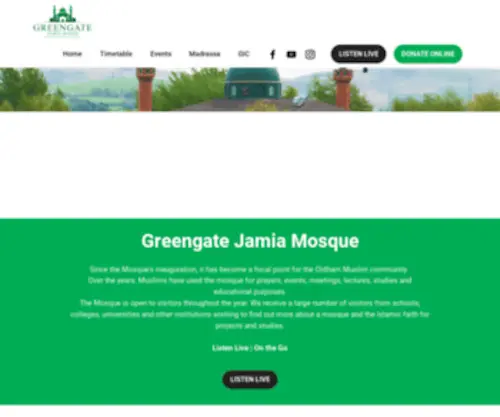 Greengatejamiamasjid.co.uk(Greengatejamiamasjid) Screenshot