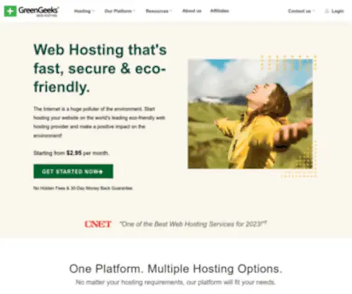 Greengeeks.com(Our Web hosting platform) Screenshot