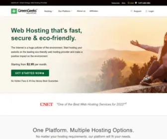 Greengeeks.net(Our web hosting platform) Screenshot