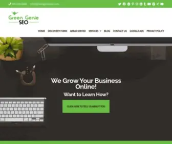 Greengenieseo.com(SEO Company) Screenshot