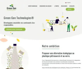 Greengentechnologies.com(Notre ambition) Screenshot