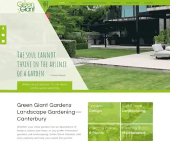 Greengiantgardens.co.nz(We’ll bring your garden to life) Screenshot