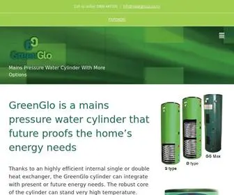 Greenglo.co.nz(Greenglo Hot Water Cylinder) Screenshot