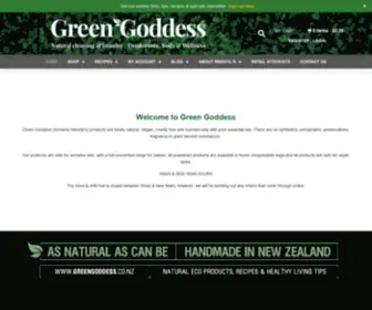 Greengoddess.co.nz(Green Goddess) Screenshot