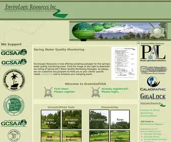 Greengolfusa.com(GreenGolfUSA Presented by EnviroLogic Resources) Screenshot