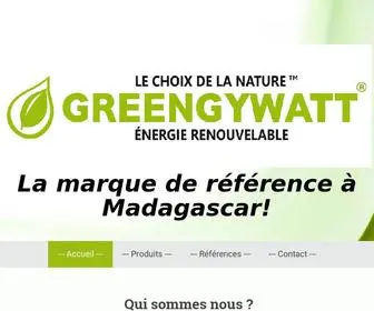 Greengywatt.com(Site web officiel Greengywatt) Screenshot