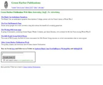 Greenharbor.com(Green Harbor Publications) Screenshot