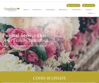 Greenhavenfunerals.com.au(Funeral Directors Melbourne) Screenshot