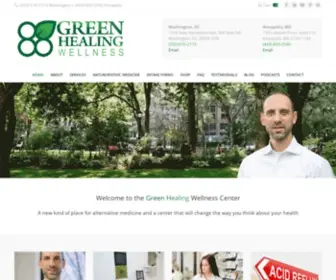 Greenhealingnow.com(Green Healing Wellness Home) Screenshot