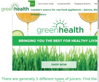 Greenhealthcanada.com(Green Health) Screenshot