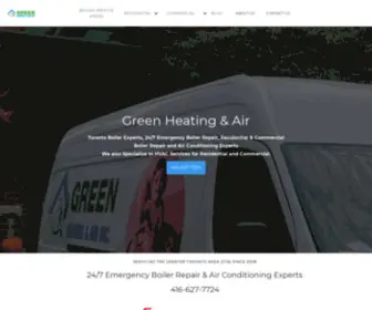 Greenheatingandair.ca(Green Heating and Air) Screenshot