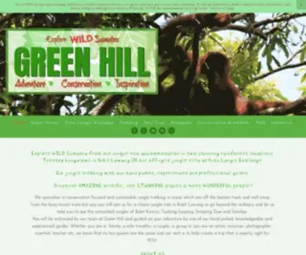 Greenhillbukitlawang.com(Green Hill Guest House and Trekking) Screenshot